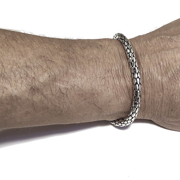 Bracciale ETNICO AAD in argento 925 | Bracciale argento | Bracciale Serpente | Snake