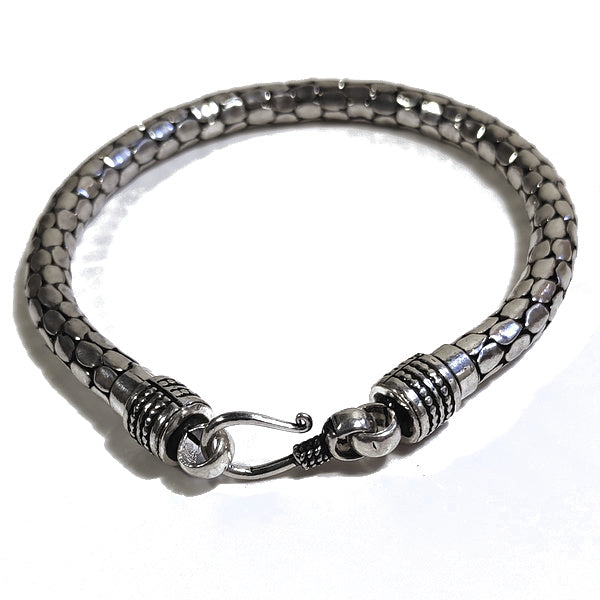 Bracciale ETNICO ABIDA in argento 925 | Bracciale argento | Bracciale Serpente | Snake
