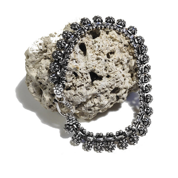 Bracciale etnico CHAITAL in argento 925 | Bracciali indiani SNAKE originali - Il mondo di Wit