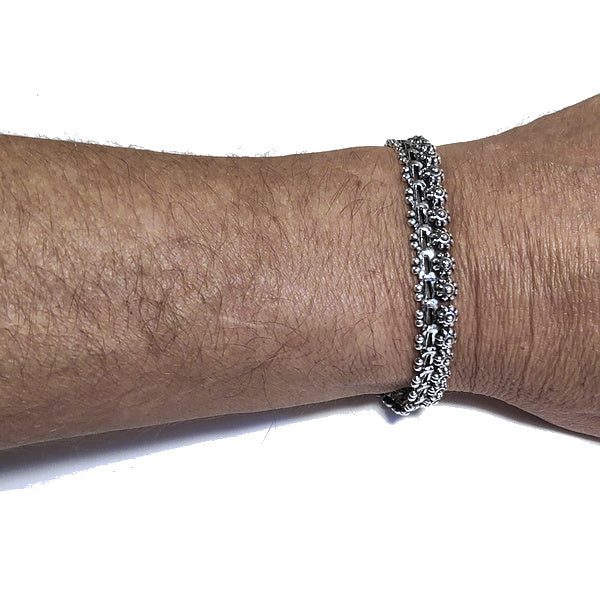 Bracciale etnico CHAITAL in argento 925 | Bracciali indiani SNAKE originali - Il mondo di Wit