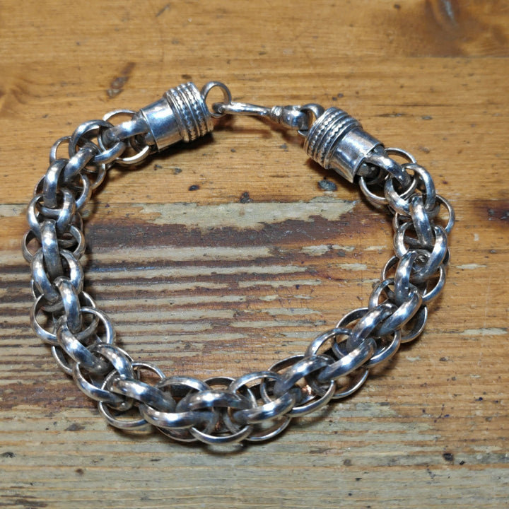 Bracciale uomo donna Snake argento - TANSEN