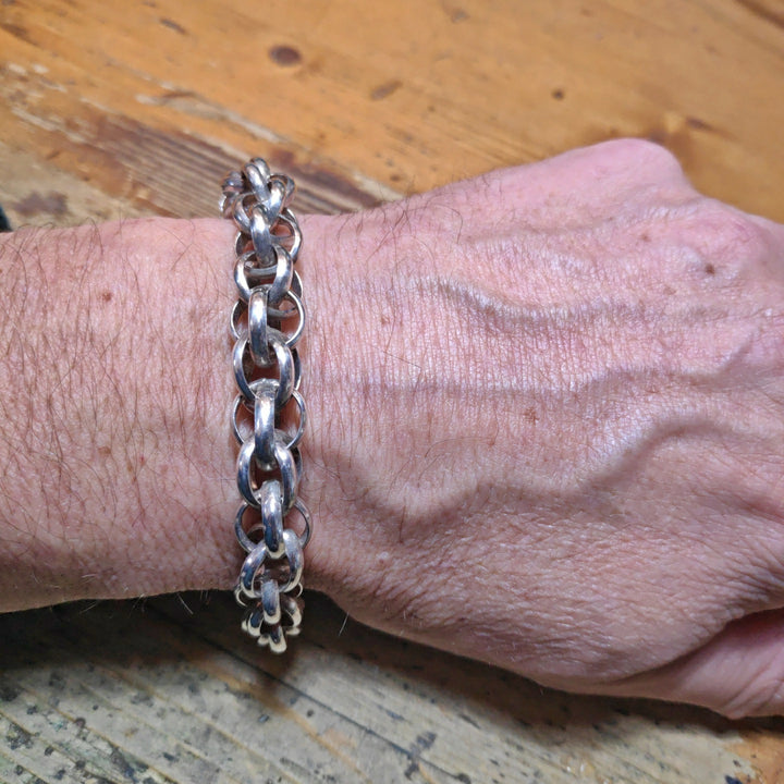 Bracciale uomo donna Snake argento - TANSEN