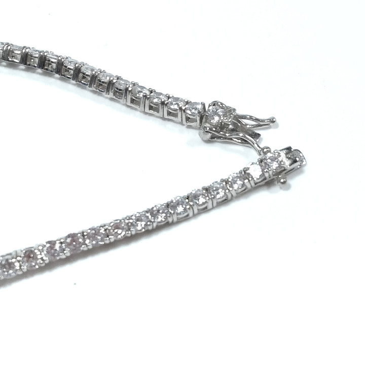 Bracelet with stone in 925 silver TENNIS Zircon Bracelet | SILVER BRACELETS