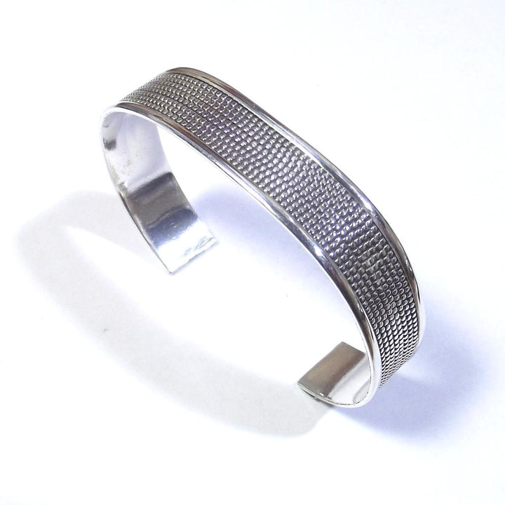 BraccialeBracciale rigido da UOMO in argento 925 - ETNICO argento da UOMO - rigido