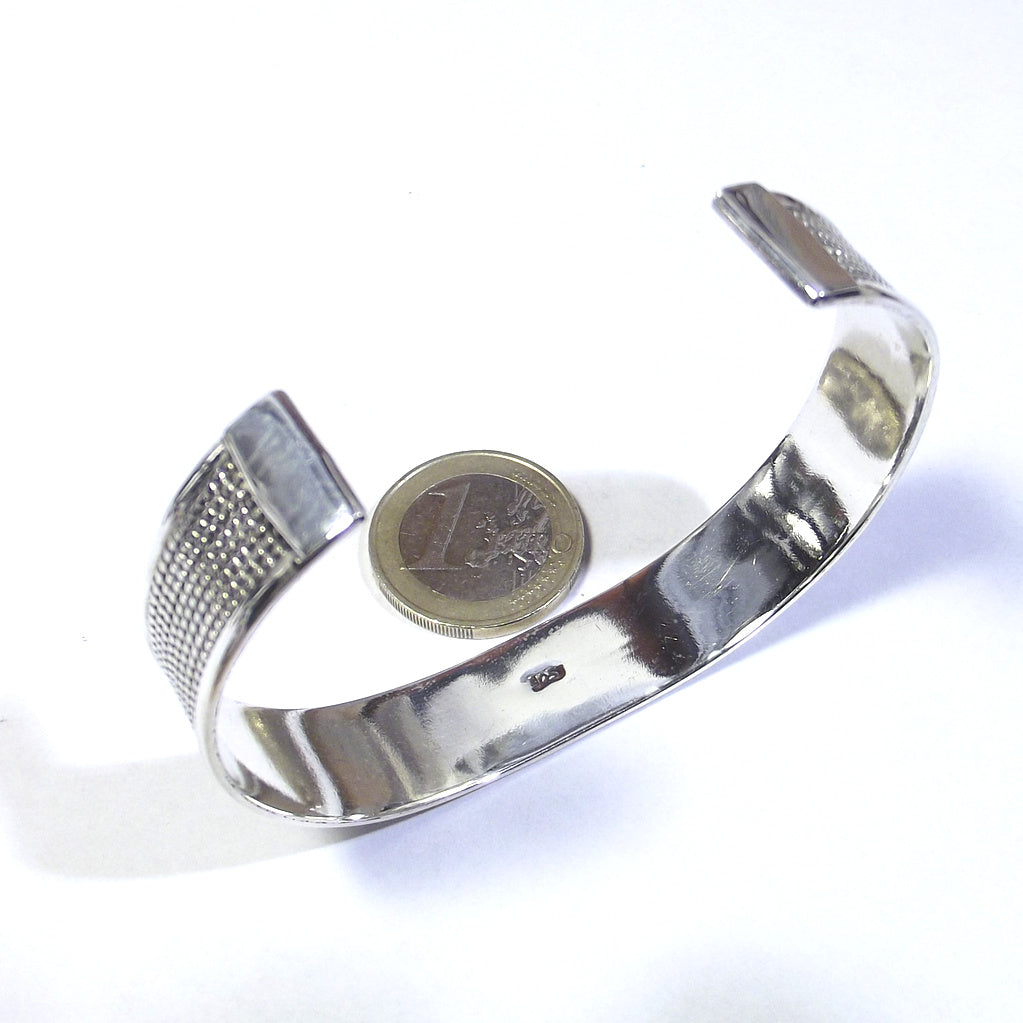Bracciale rigido da UOMO in argento 925 - ETNICO