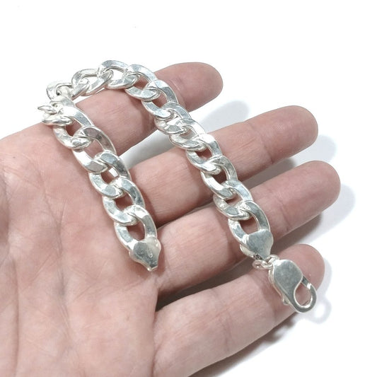 Bracciale artigianale in argento 925 Bracciale catena | BRACCIALI IN ARGENTO – immagine2
