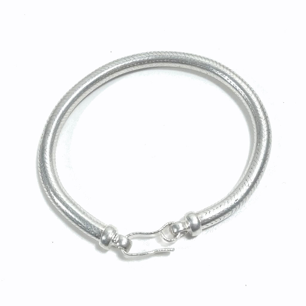 Bracciale Snake argento 925 tondo | Bracciale da UOMO e DONNA | Coda di topo