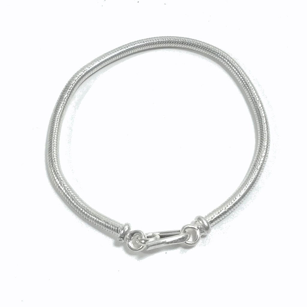 Bracciale Snake argento 925 tondo | Bracciale da UOMO e DONNA | Coda di topo