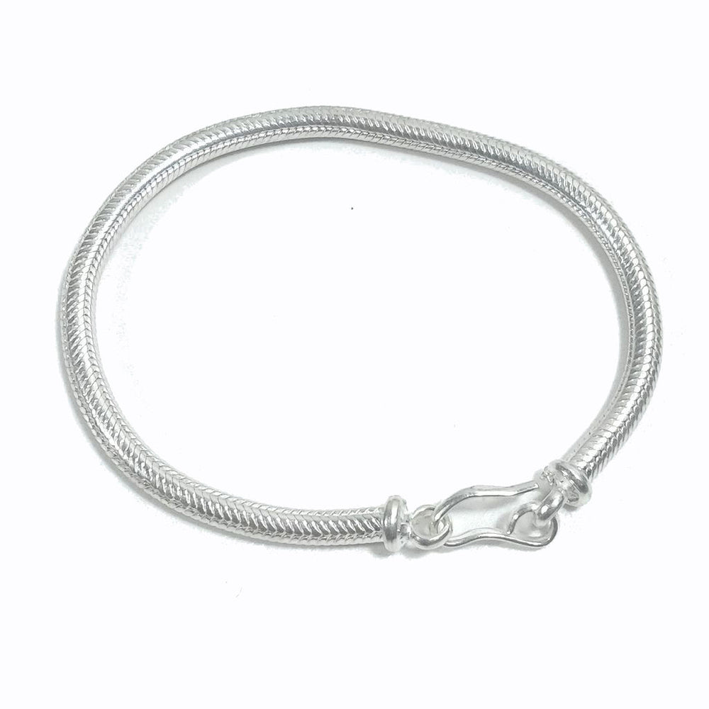 Bracciale Snake argento 925 tondo | Bracciale da UOMO e DONNA | Coda di topo
