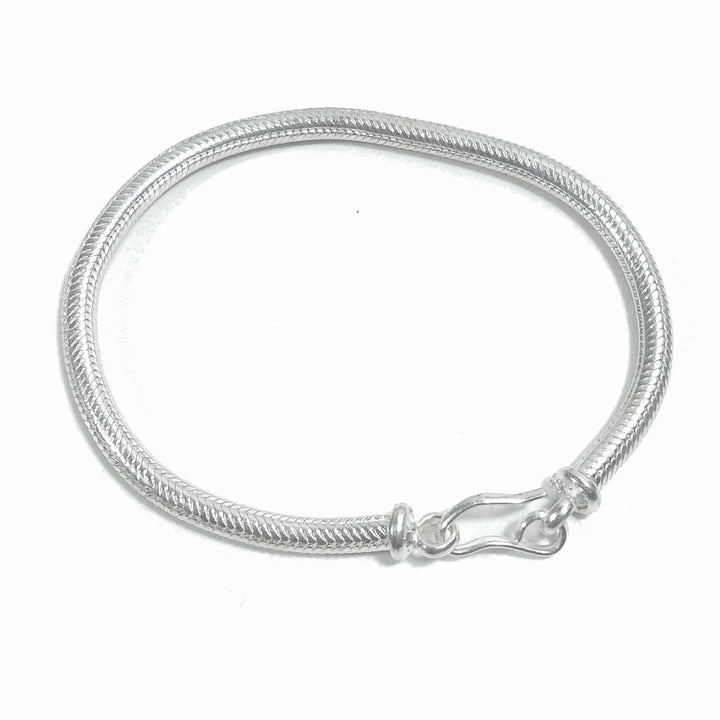 Bracciale Snake argento 925 tondo | Bracciale da UOMO e DONNA | Coda di topo
