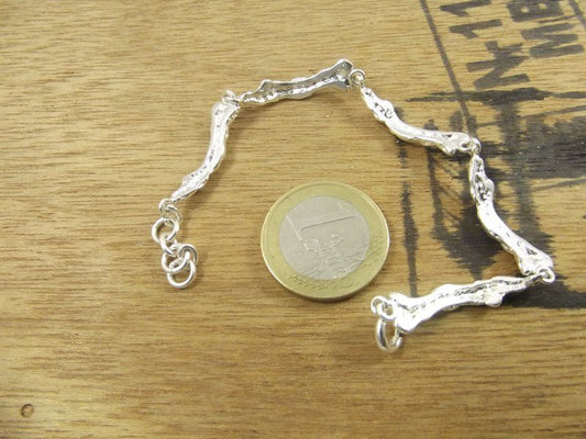 BRACCIALE ramo di CORALLO argento IV - ilmondodiwit - Bracciale