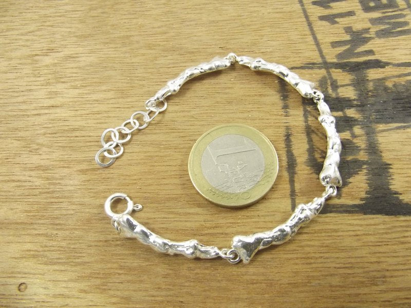 KORALLENzweig ARMBAND Silber