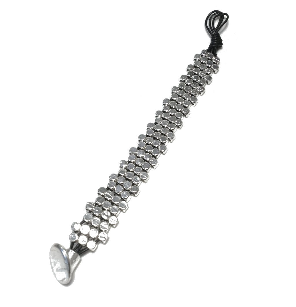 Silver-plated brass bracelets - Men and Women - BRASS JEWELRY