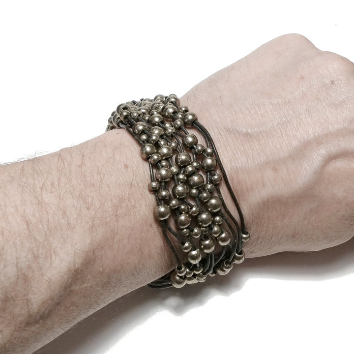 Silver-plated brass bracelets - Men and Women - BRASS JEWELRY