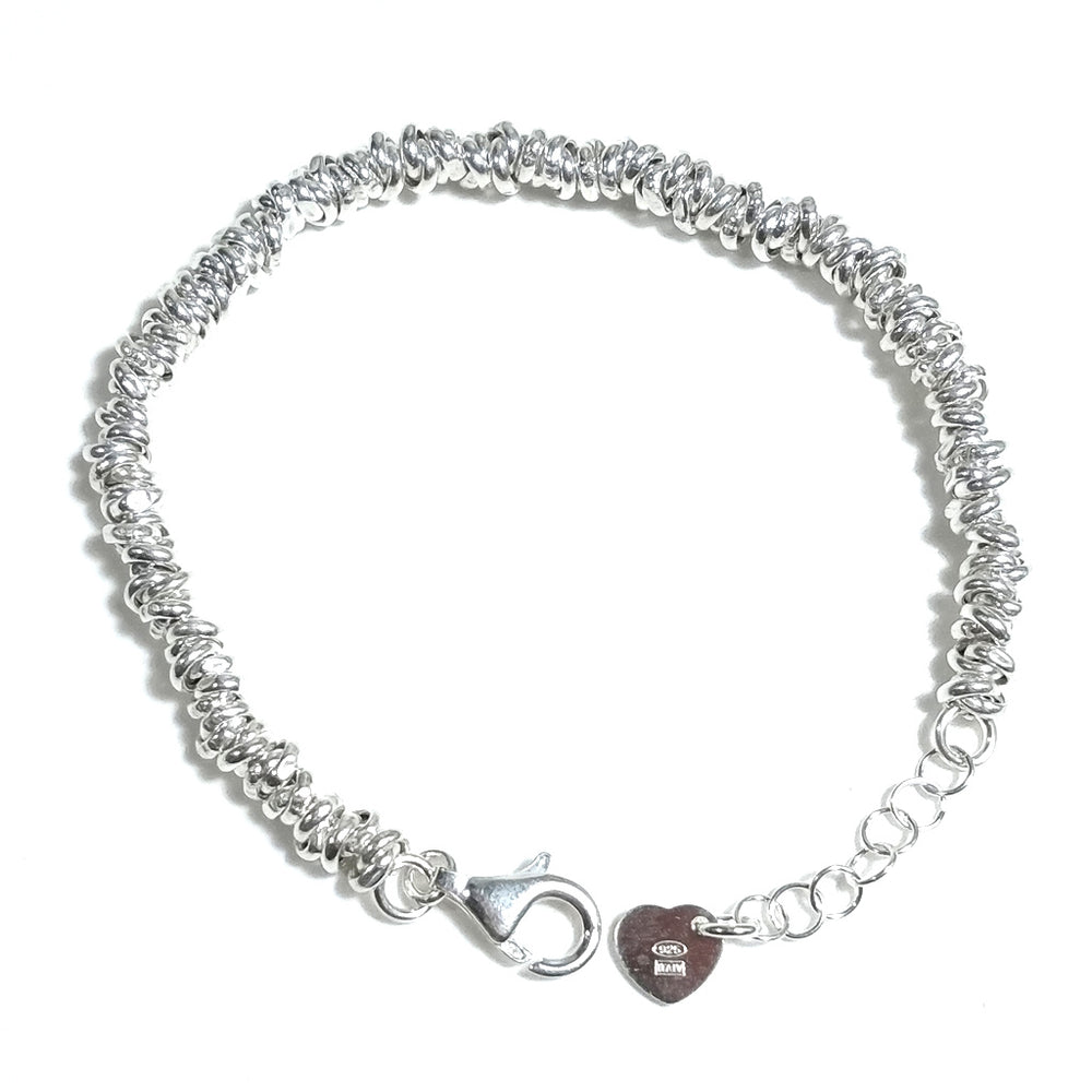 BRACCIALE ARGENTO a dischi leggeri | Gioielli d'argento