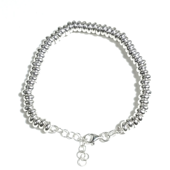BRACCIALE ARGENTO a dischi leggeri | Gioielli d'argeno
