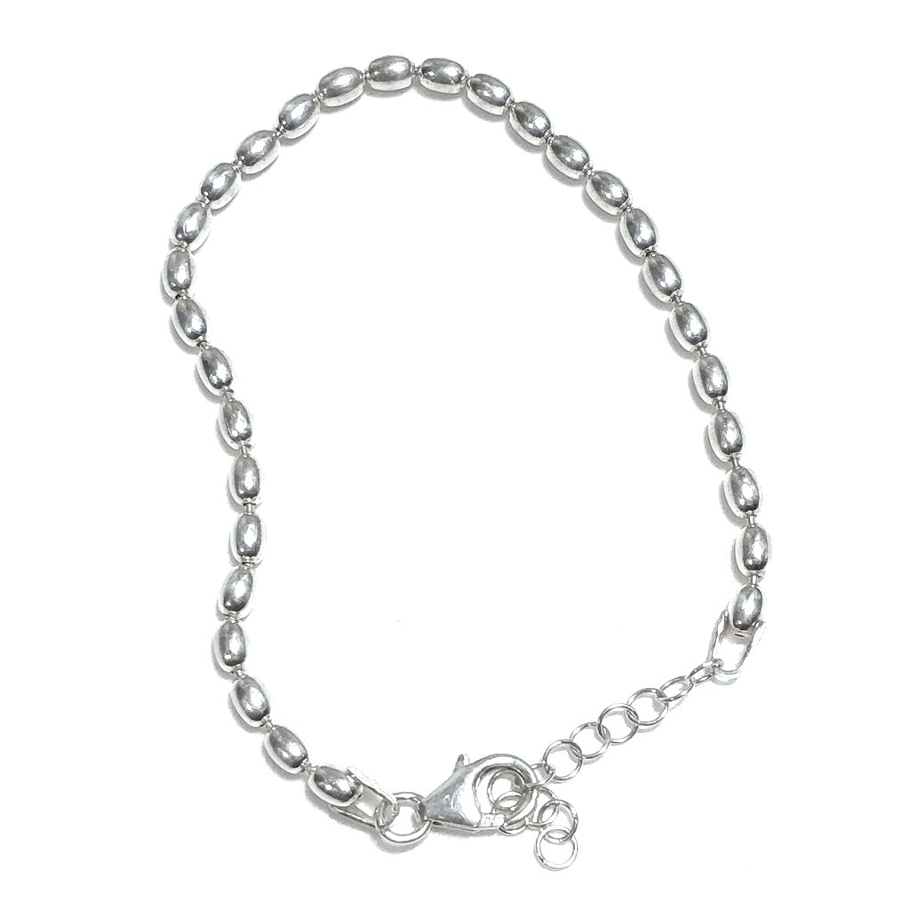 Bracciale con olive d'argento 925 piccoli | Bracciali d'argento | UOMO DONNA