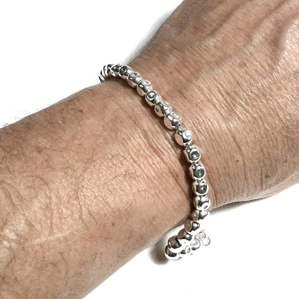 Bracciale artigianale in argento 925 | BRACCIALI IN ARGENTO