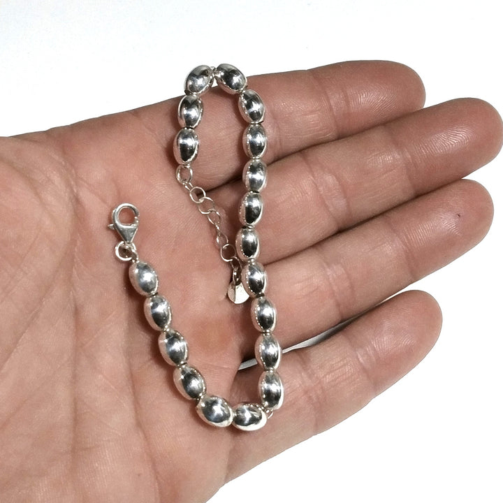Bracciale con olive d'argento | GIOIELLI d'argento