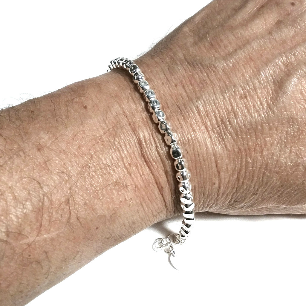 Bracciale artigianale in argento 925 | BRACCIALI IN ARGENTO pomellato