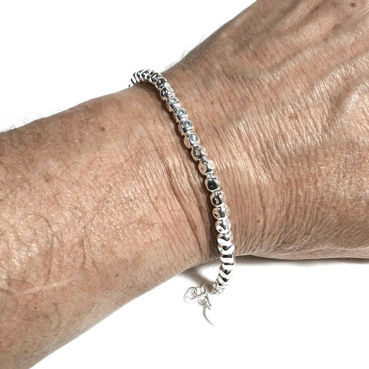 Bracciale artigianale in argento 925 | BRACCIALI IN ARGENTO pomellato