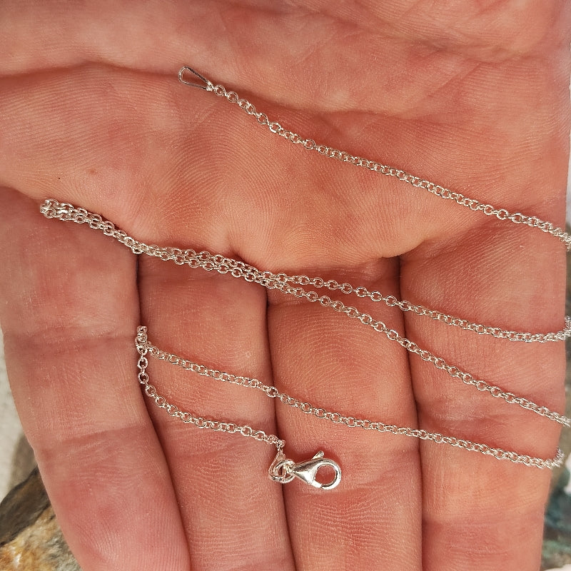 COLLANA argento 925 morbida fine - ROLLĂ