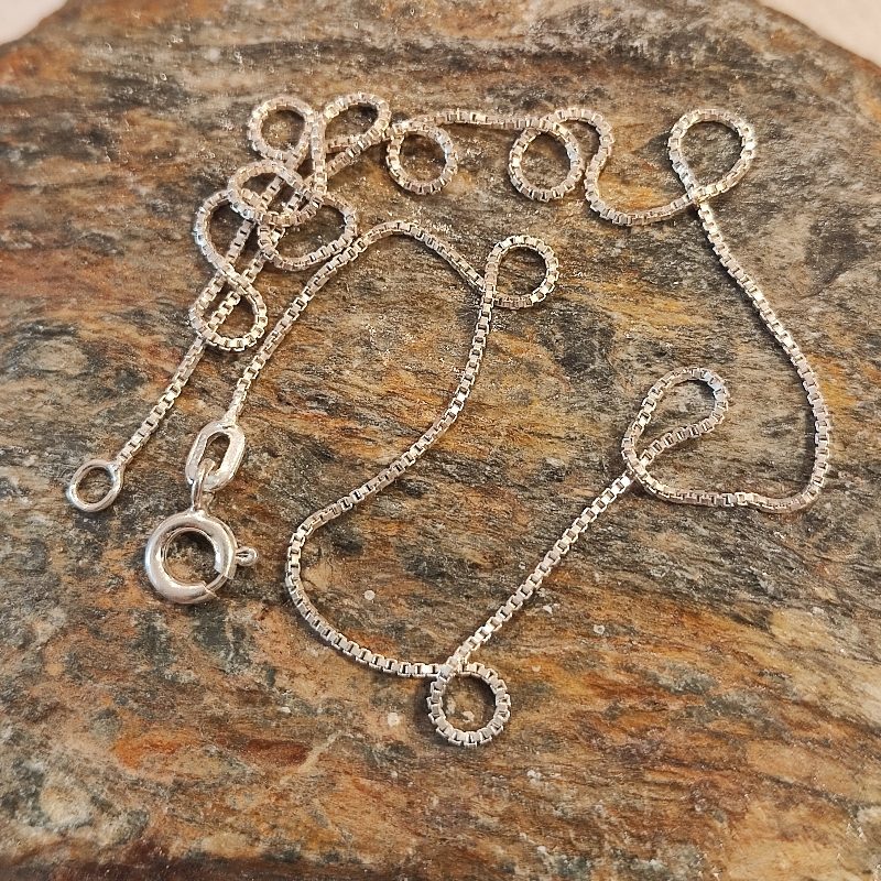 COLLANA argento 925 morbida fine - VENEZIA