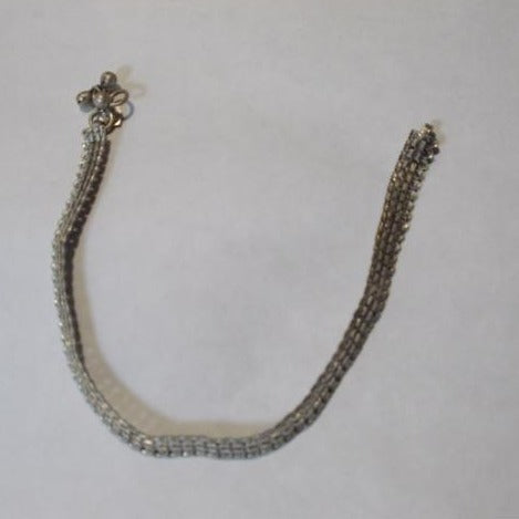 Cavigliera in argento 925 semi rigida - BALBUDI - etnica