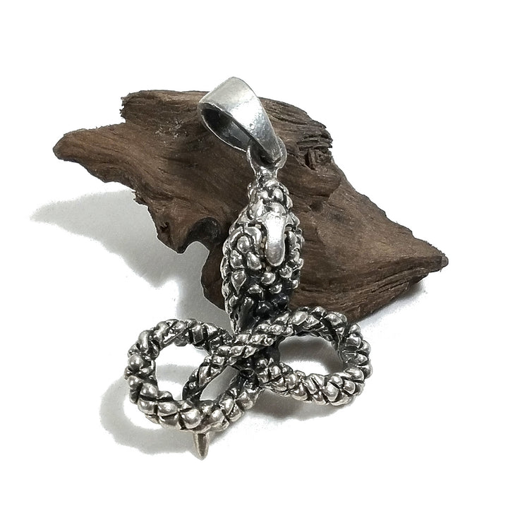 Ciondolo in argento 925 Ciondolo artigianale | SERPENTE