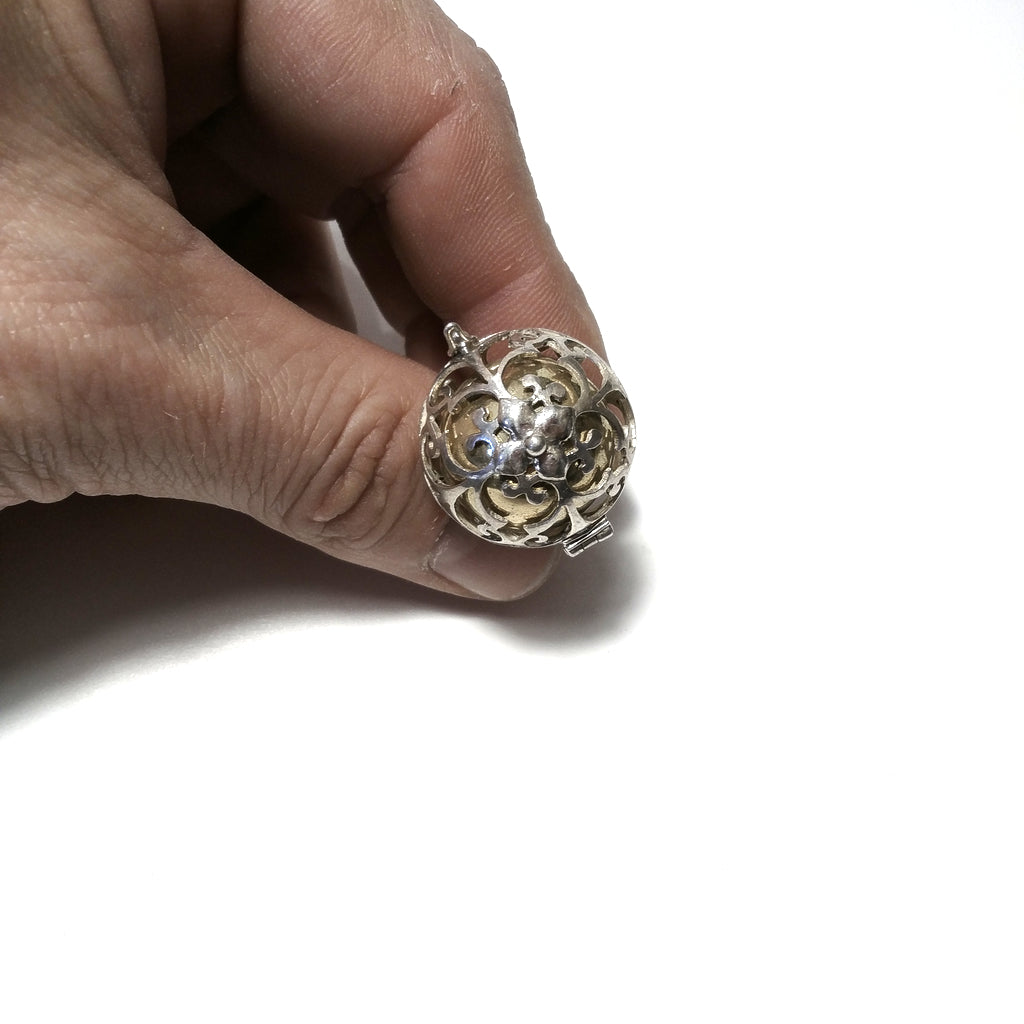 CHIAMA ANGELI | in argento 925 Ciondolo artigianale Ametista | GIOIELLI ETNICI