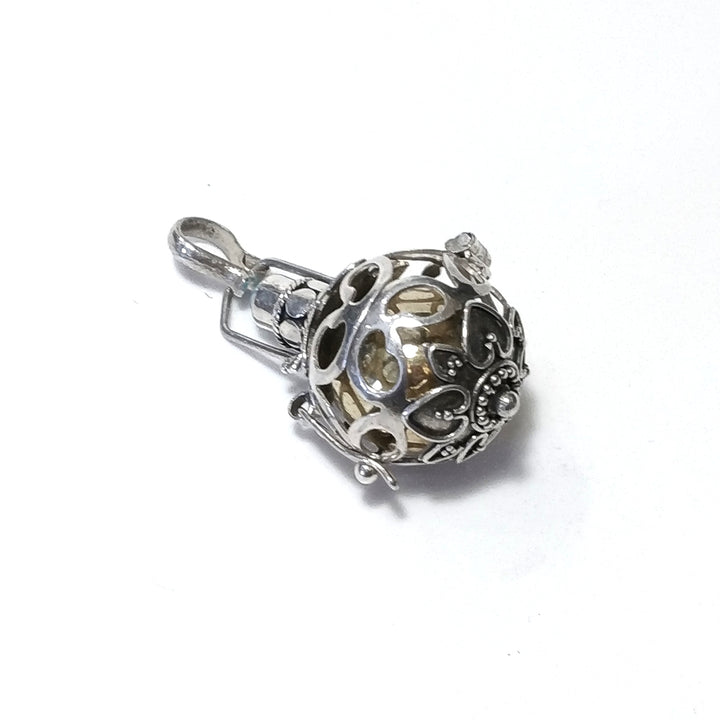 CALL ANGELS | in 925 silver Amethyst handcrafted pendant | ETHNIC JEWELRY