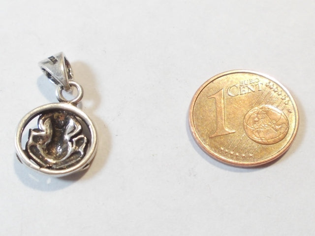 Ganesha pendant in silver - NEENA