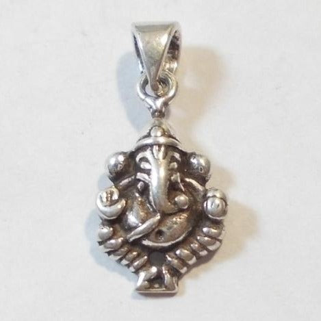 Ganesha pendant in silver