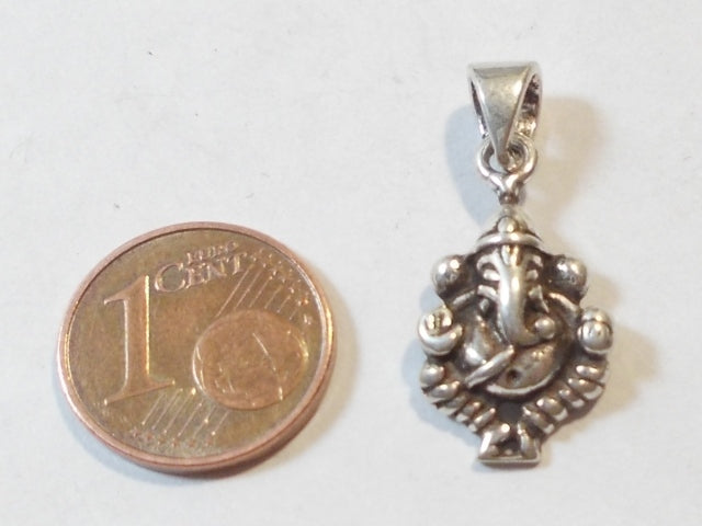 Ganesha pendant in silver