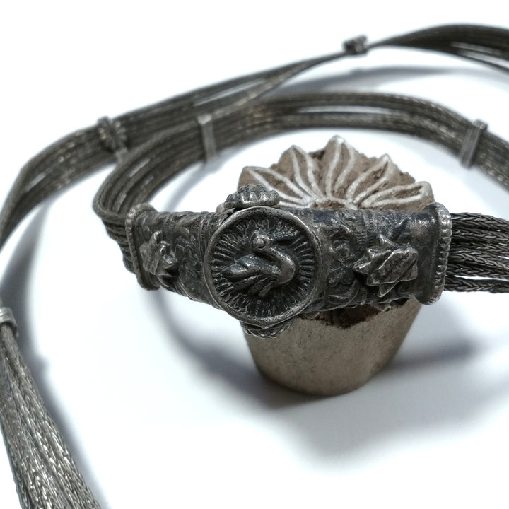 CINTURA ETNICA in argento antico con ORNAMENTI etnici | GIOIELLI IN ARGENTO