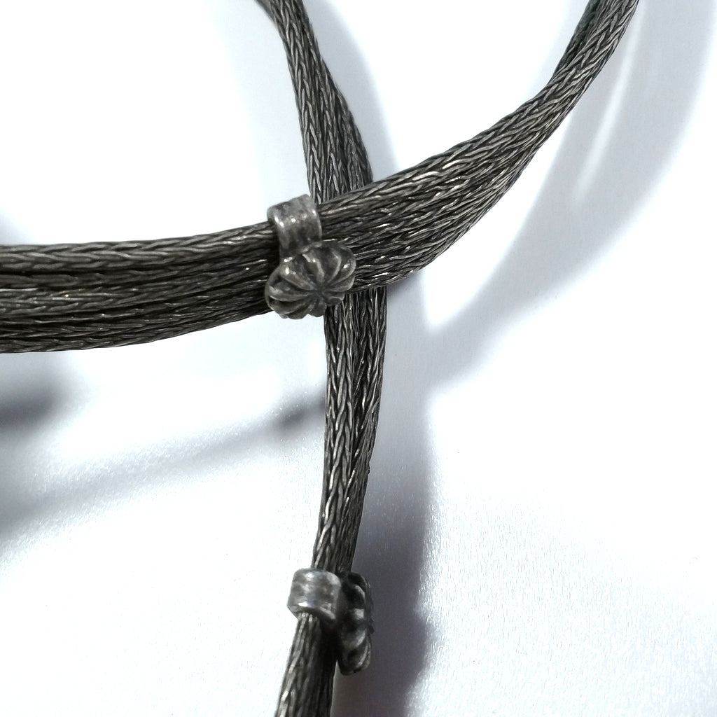 ETHNIC BELT in antique silver with ethnic ORNAMENTS