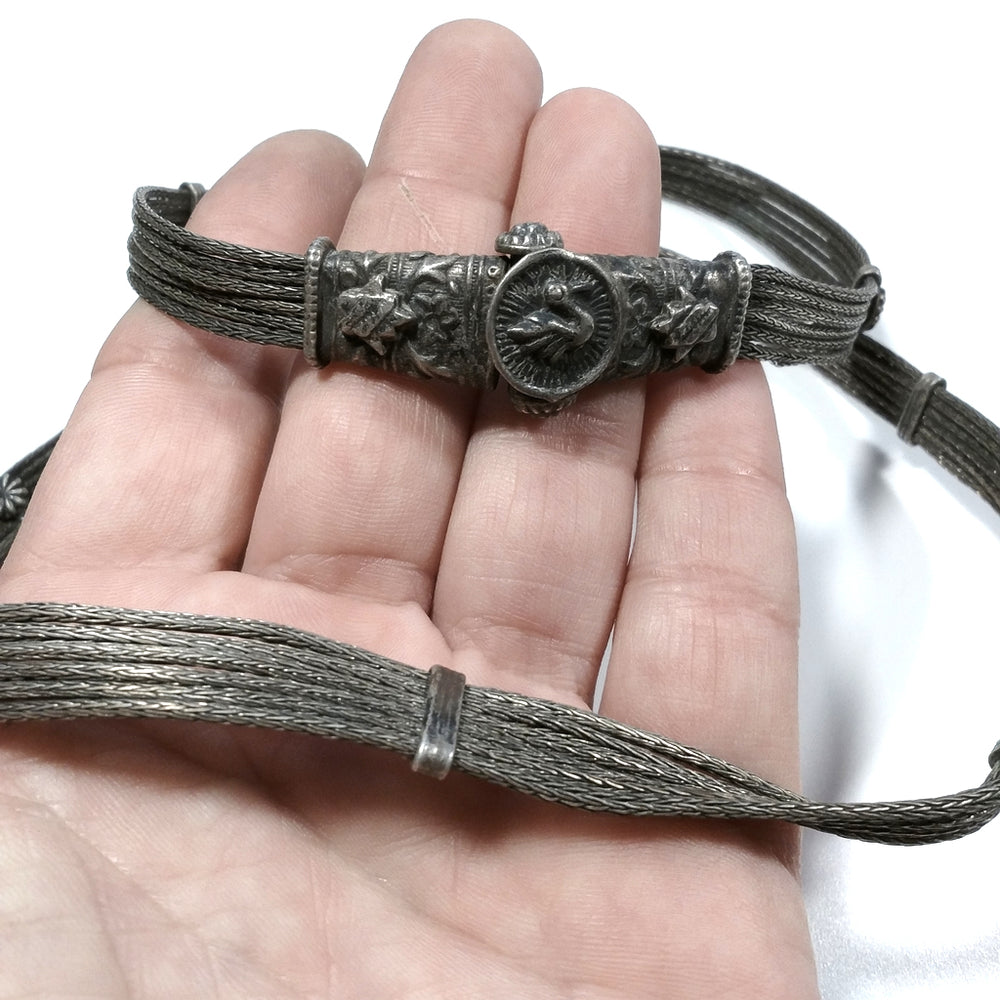 CINTURA ETNICA in argento antico con ORNAMENTI etnici | GIOIELLI IN ARGENTO