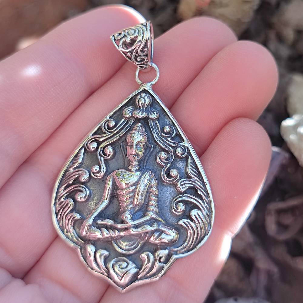 Ciondolo Buddha in argento 925 - HARSORE