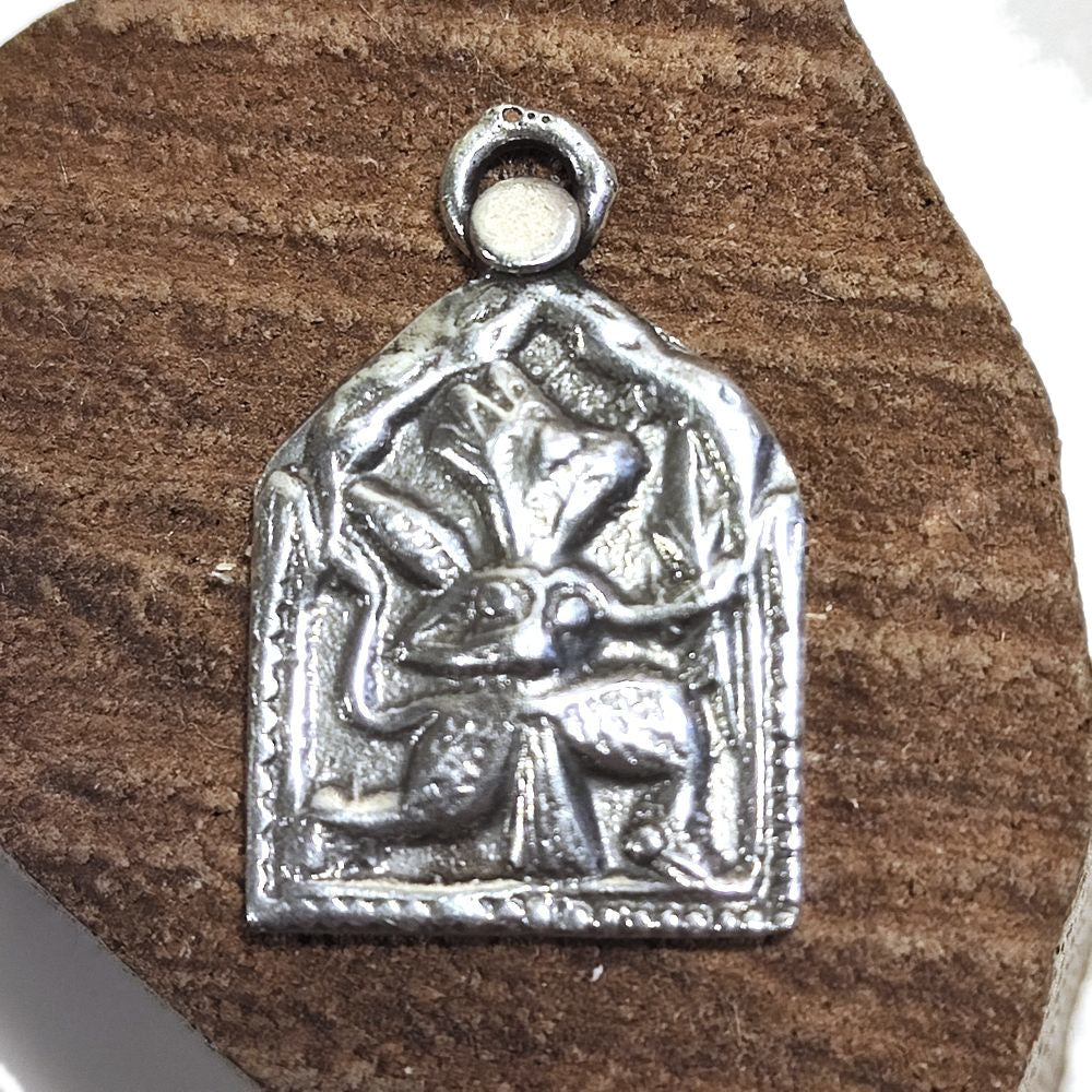 ETHNIC pendant in antique silver with HANUMAN