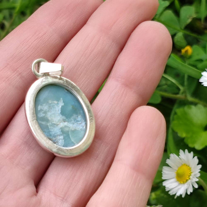 Ciondolo LARIMAR in argento 925 Ciondolo artigianale