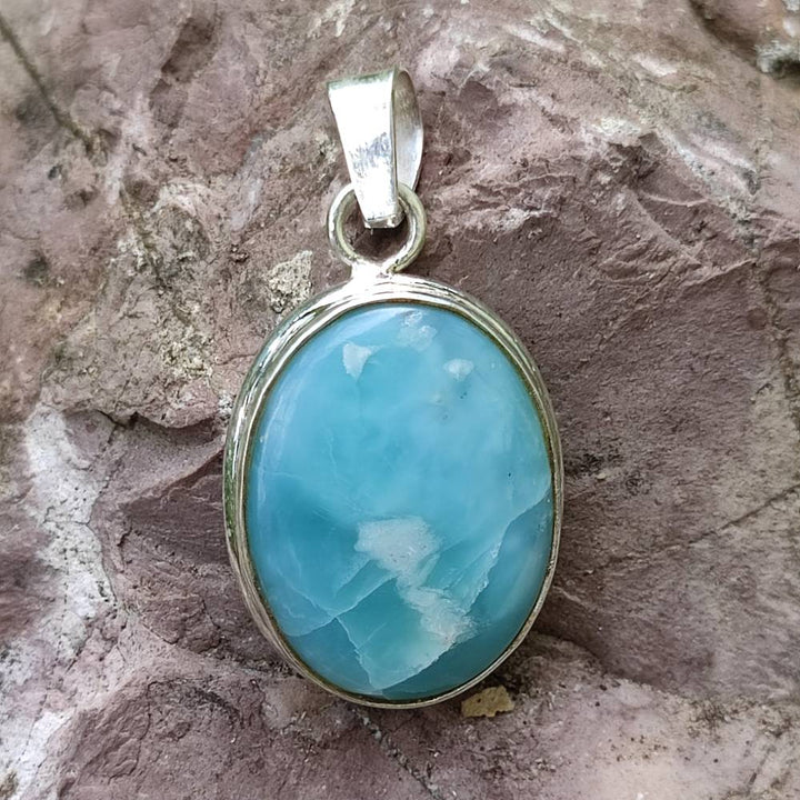 Ciondolo LARIMAR in argento 925 Ciondolo artigianale