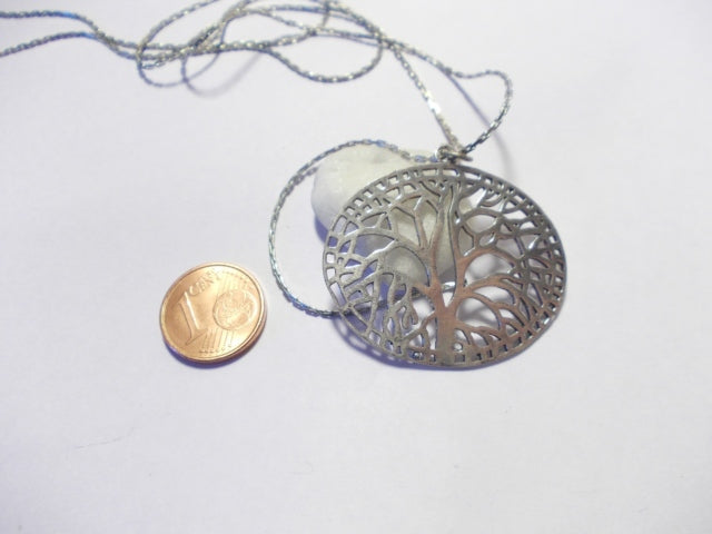 Lebensbaum-Halskette aus Messing