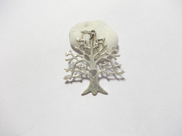 Tree of life pendant in brass