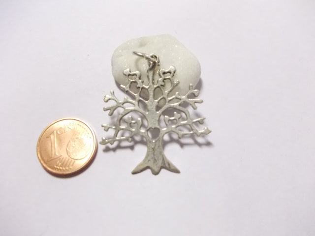 Tree of life pendant in brass