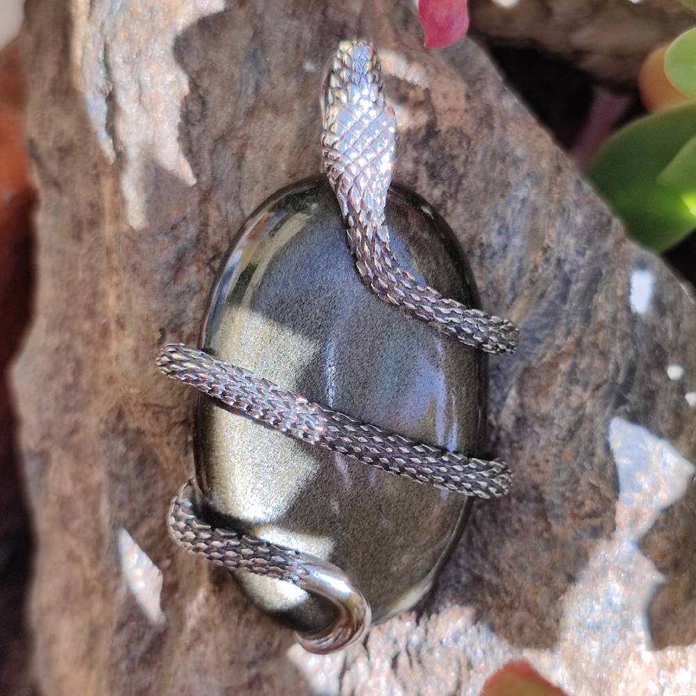 Ciondolo SHAILA con pietra AMAZZONITE in argento 925 Ciondolo artigianale