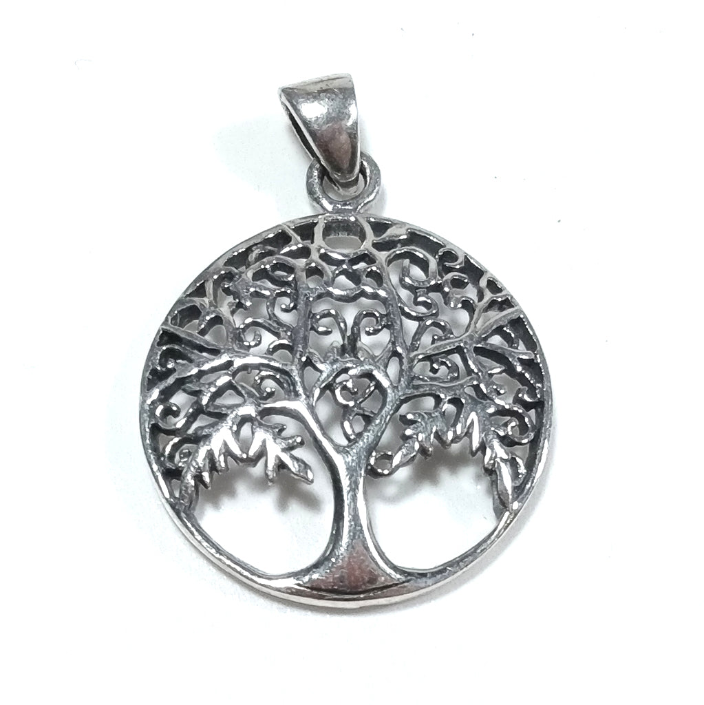 ETHNIC pendant in 925 silver Handcrafted pendant | Tree of Life