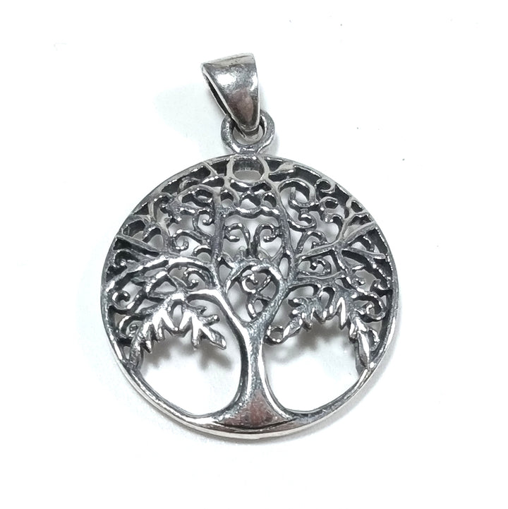 ETHNIC pendant in 925 silver Handcrafted pendant | Tree of Life
