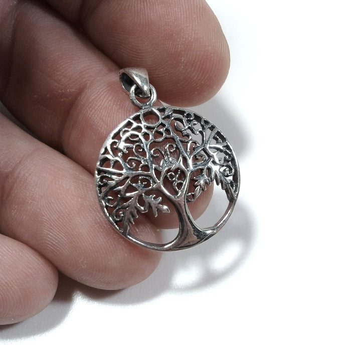 Ciondolo ETNICO in argento 925 Ciondolo artigianale | Albero della vita