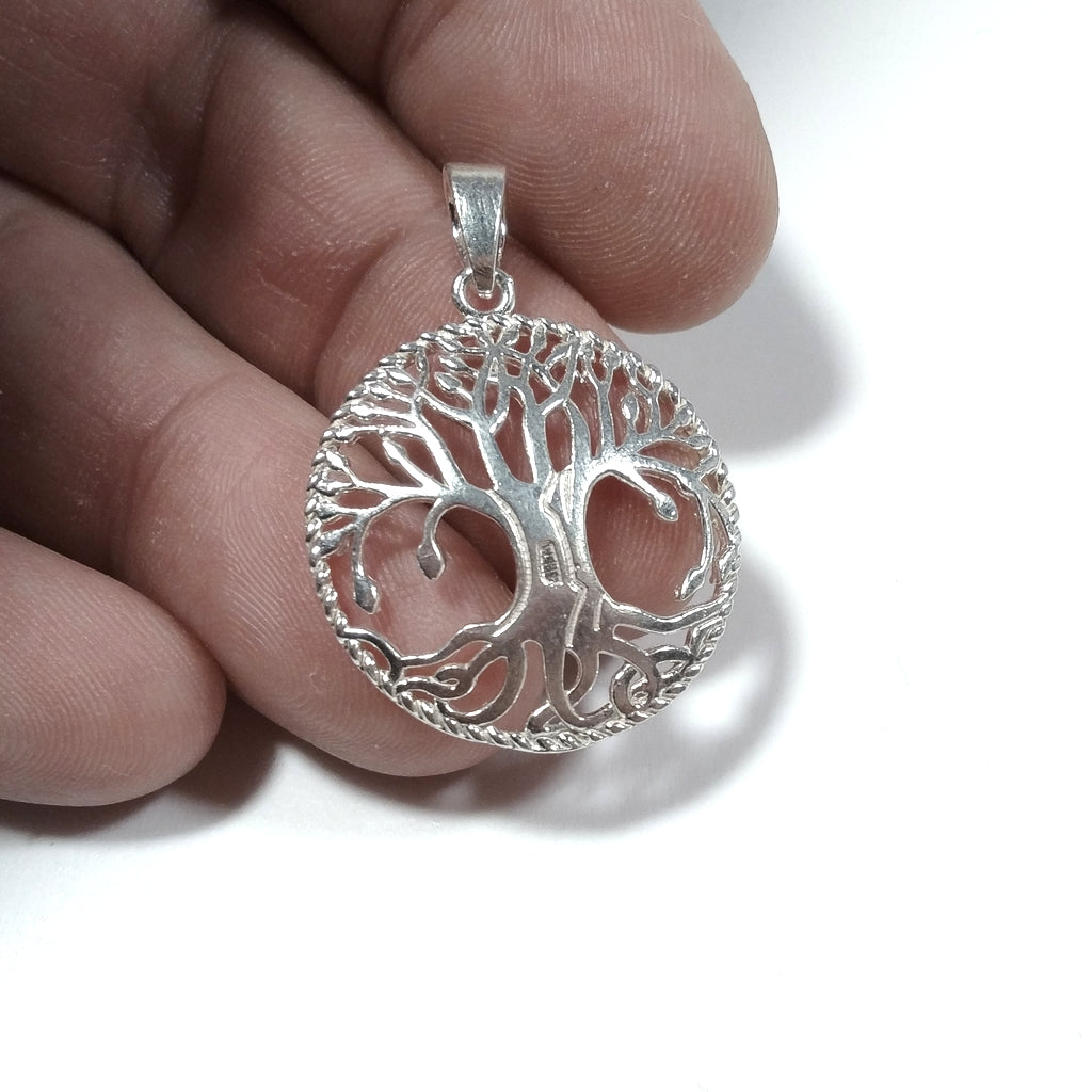 Ciondolo ETNICO in argento 925 Ciondolo artigianale | Albero della vita