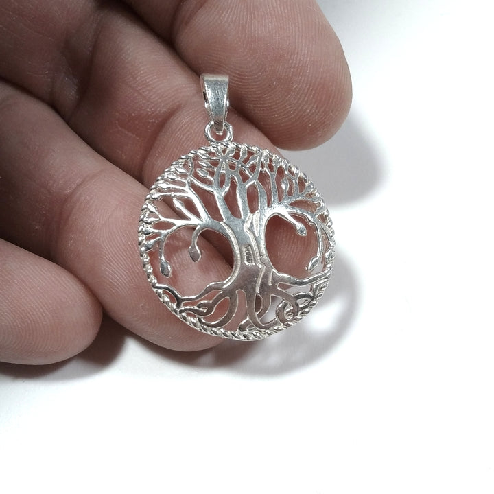 Ciondolo ETNICO in argento 925 Ciondolo artigianale | Albero della vita